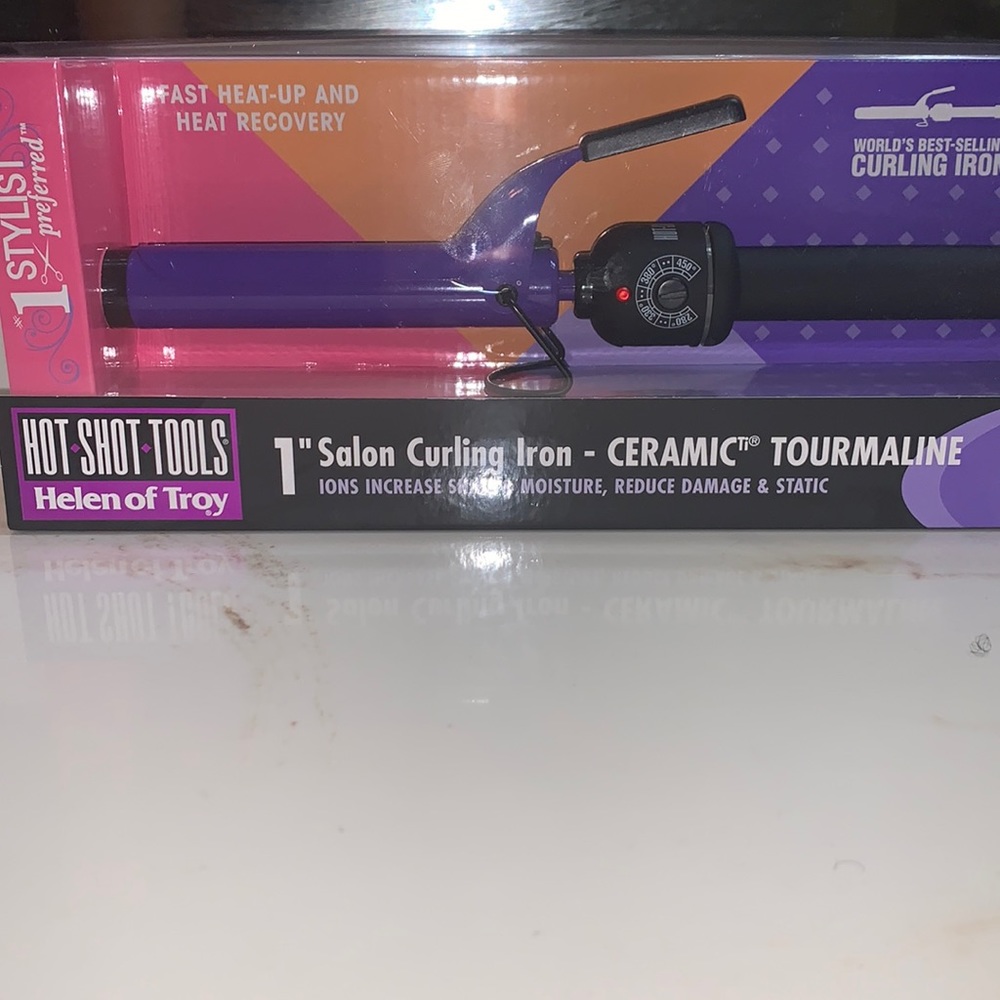 Ceramic curling iron